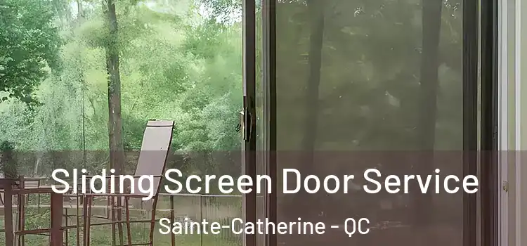 Sliding Screen Door Service Sainte-Catherine - QC